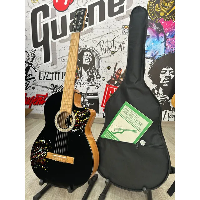 Guitarras De Estudio Para Adultos, Forro En Lona,método, Pua