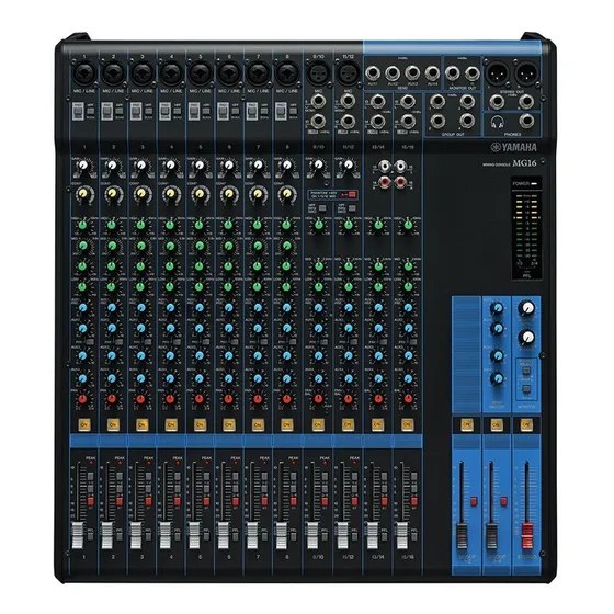 Mesa De Som Yamaha Mg16 Mg 16 Standard + Frete Gratis + Nf