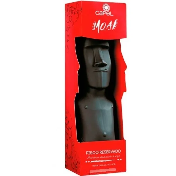 Pisco Capel Moai 40º 1000cc / Chilepisco