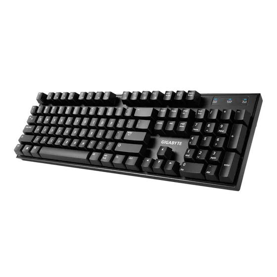 Teclado Gamer Mecanico Gigabyte Force K81 Switch Mx Red
