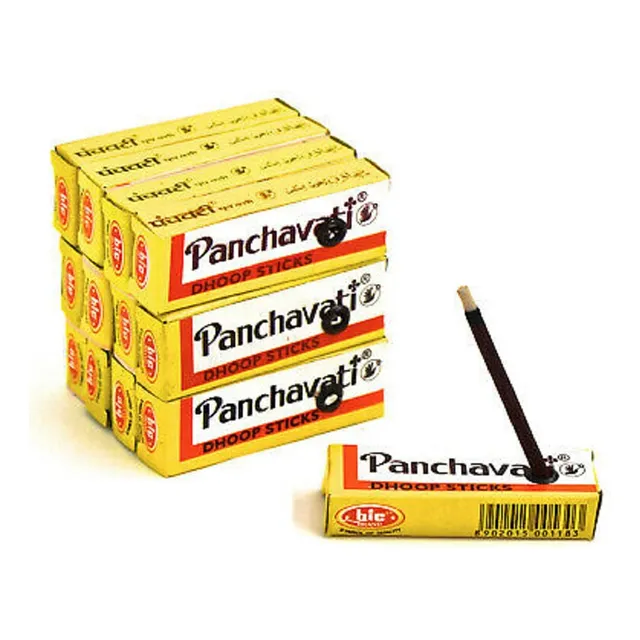 Panchavati Dhoop Inscense Sticks 12 Caja Meditacion Templo