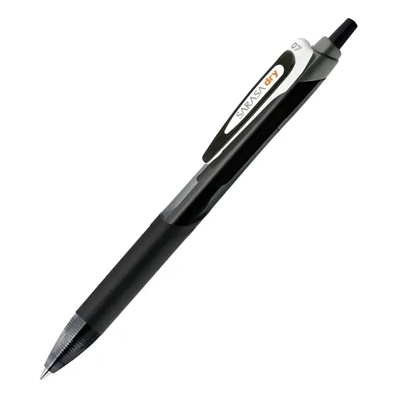 Lápiz Zebra Sarasa Dry Gel 0.5mm Secado Rápido Zurdos Color de la tinta Negro