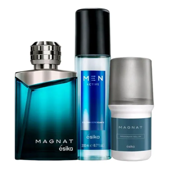 Set Magnat 90ml+desodorante+colonia. Esika