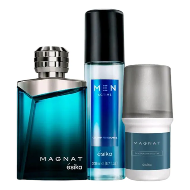 Set Magnat 90ml+desodorante+colonia. Esika