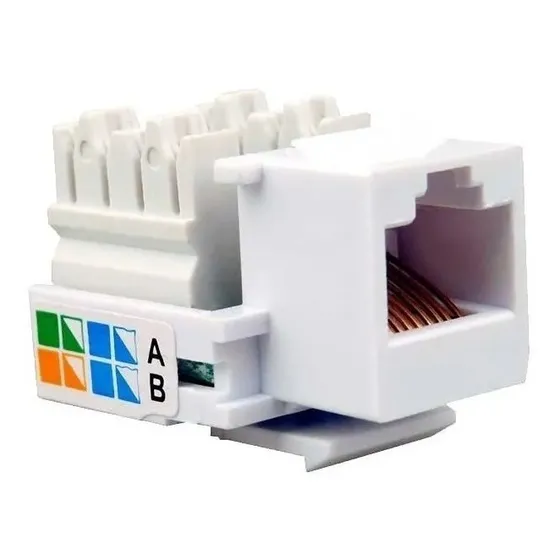 Jack Coupler Rj45 Cat6e Hembra Conectores Rj45 Cable De Red