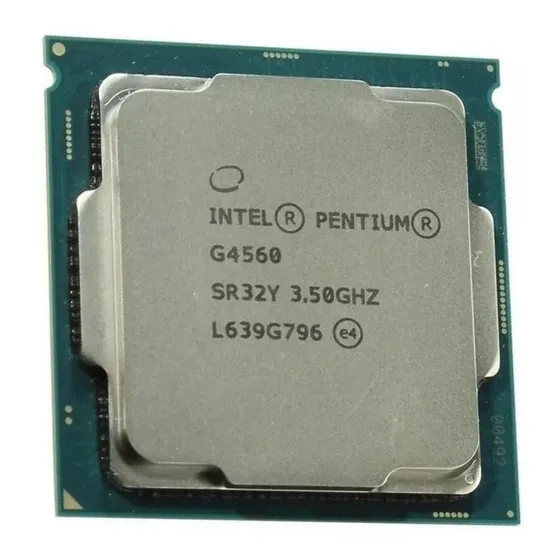 Processador gamer Intel Pentium G4560 BX80677G4560 de 2 núcleos e 3.5GHz de frequência com gráfica integrada