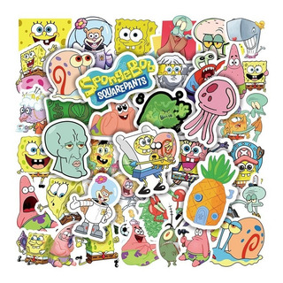 100 Stickers De Bob Esponja / Pegatinas / Calcomanias 100 Stickers De Bob Esponja / Pegatinas / Calcomanias