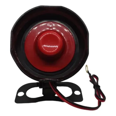 Sirena Alarma De Seguridad Para Carros. 6 Tonos