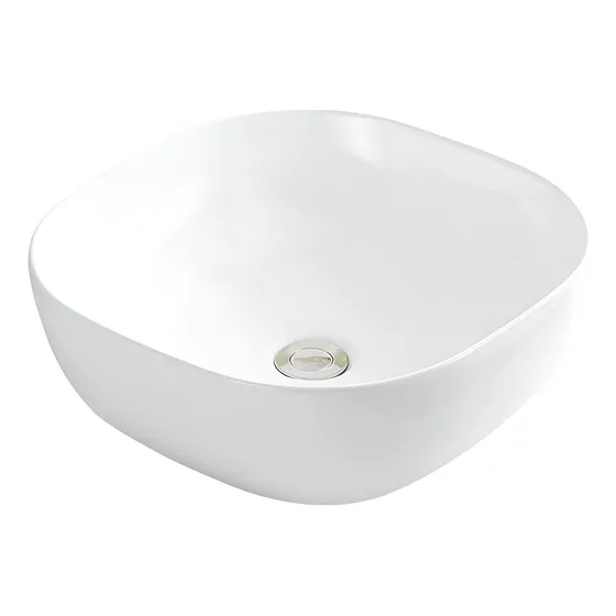 Lavamanos Vessel Mundo Blanco Brillante