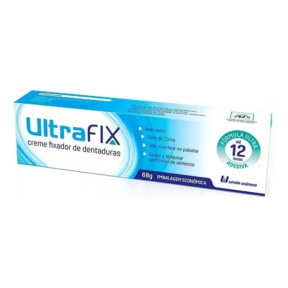 União Química Cremes Fixador Dentaduras Ultrafix 12horas 68g