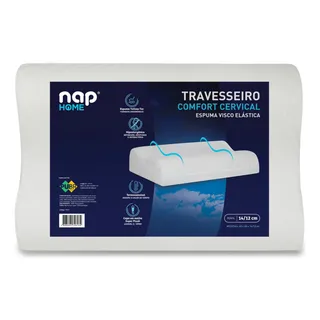 Travesseiro Cervical Ortopédico Comfort Nasa AnatÎmico Nap Travesseiro Cervical Ortopédico Comfort Nasa AnatÎmico Nap