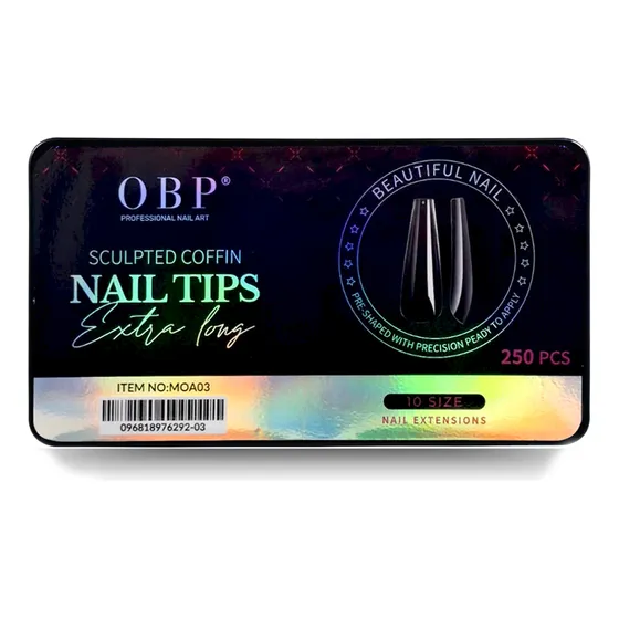 Soft Gel Tips Para Uñas Extra Largas Diferentes Modelos Obp