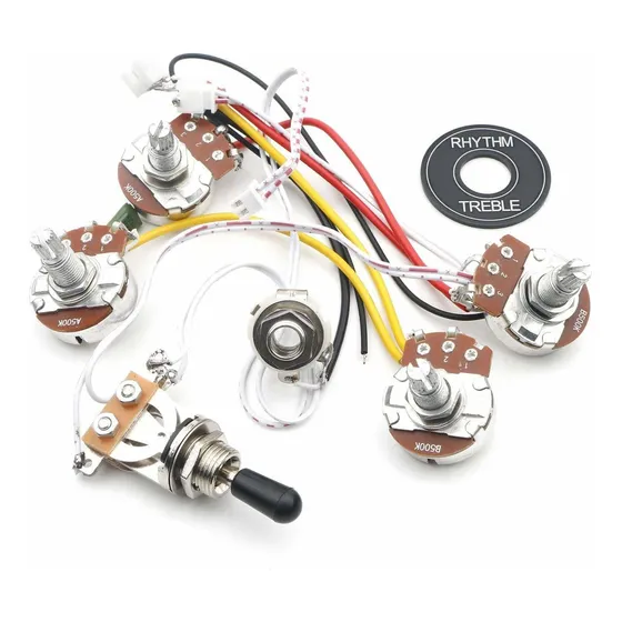 Swhmc Guitarra Lp 2 5 2t3 Via Interruptor Palanca Kit
