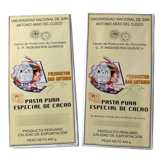 Pasta Pura De Cacao Unsaac