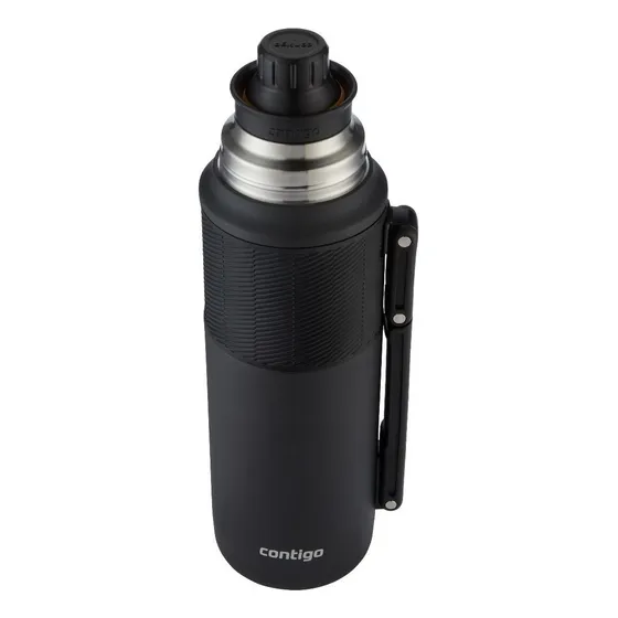 Termo Contigo 2070897 De Acero Inoxidable 1.1l Negro Matero 360