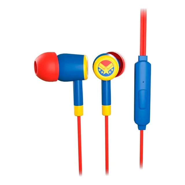 Auriculares Cableados Xtech Micrófono Capitana Marvel Css