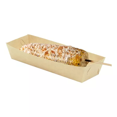 Charola Para Hotdog Jumbo, Banderilla, Elote 22x7x4cm 100pz