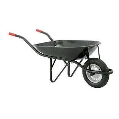 Carretilla Chapa Rueda Inflable 60 Litros Negra - Ynter Indu