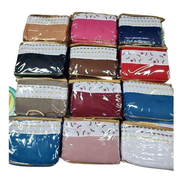 Sábanas Juego Completo De Polar Beige Queen Bordados