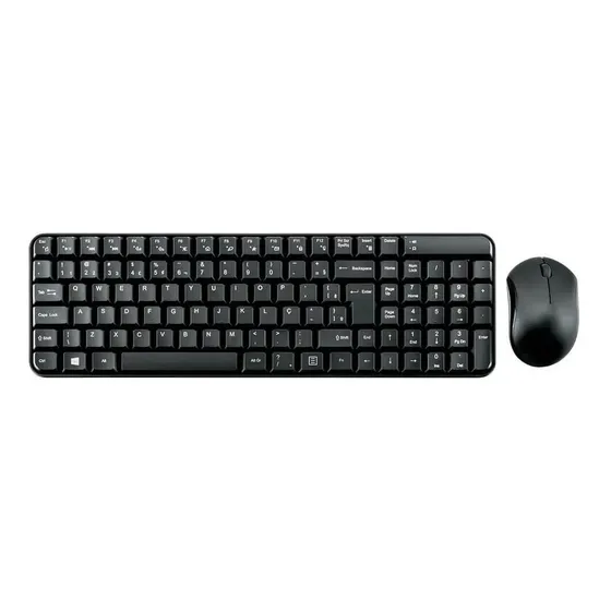 Kit De Teclado E Mouse Sem Fio Multilaser Tc183 Português Br