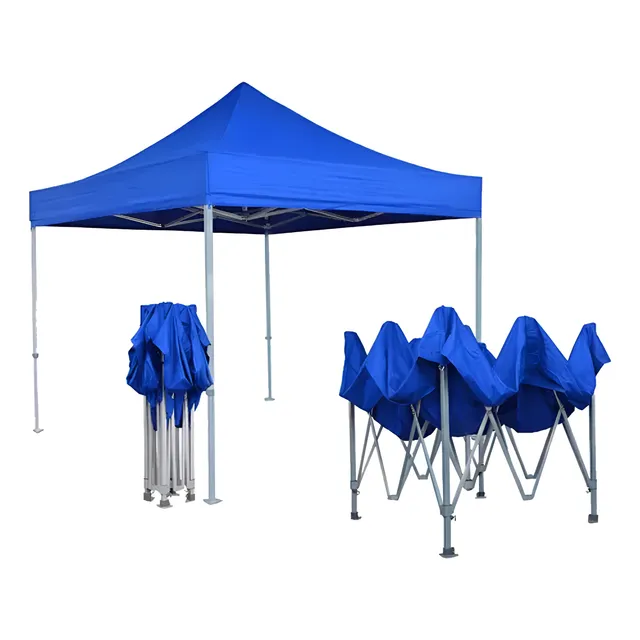 Toldo Plegable 3x3 Metros Lona Impermeable Camping Playa