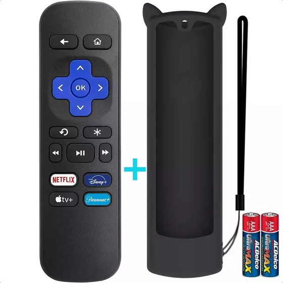 Control Remoto Para Roku Express Premiere Ultra,roku1/2/3/4,hd Lt Xd Xs Xds,uorlen Mando A Distancia Color Negro
