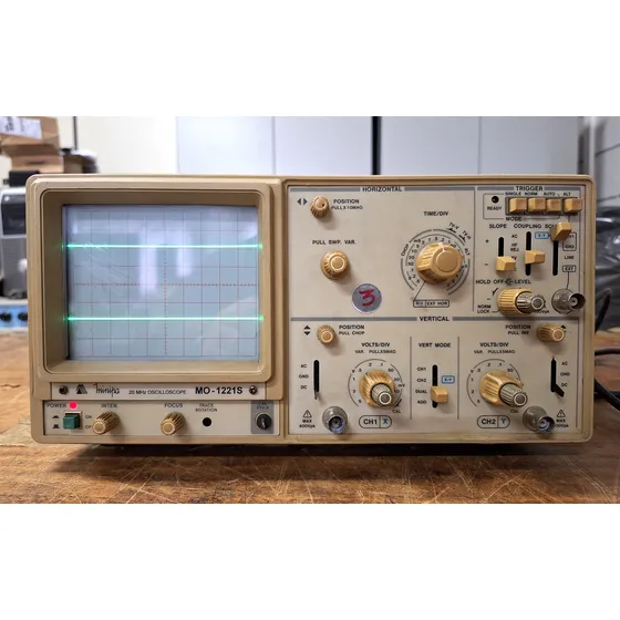 Osciloscópio Analógico Minipa Mo-1221s 20mhz Leia Descrição