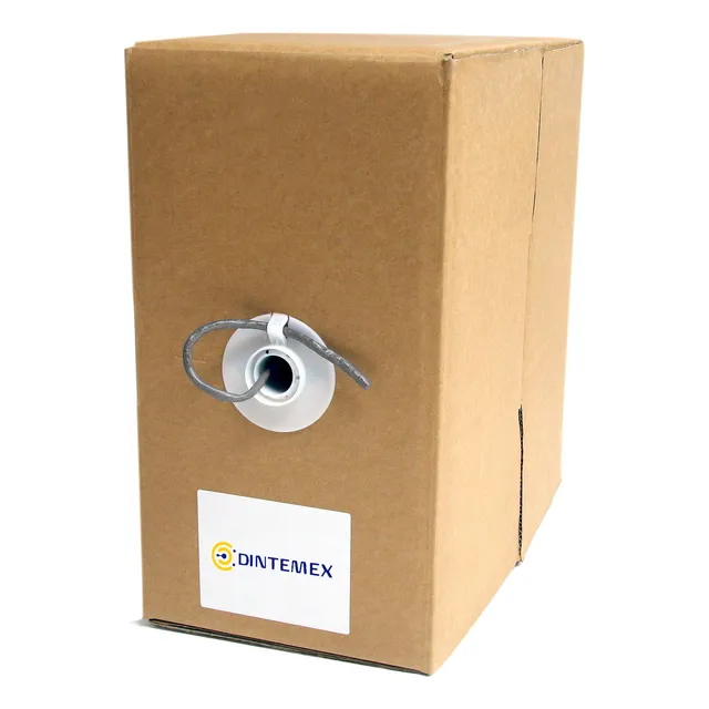 Cable Utp Cat5e Gris 305m Para Redes  Alta Velocidad 100mhz