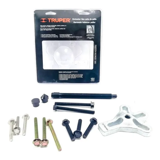 Juego De Extractor De Volantes Pata De Gallo 15piezas Truper