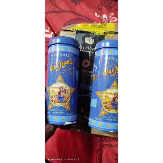 Versace Blue Jean De Larga Duración Original  De Miami