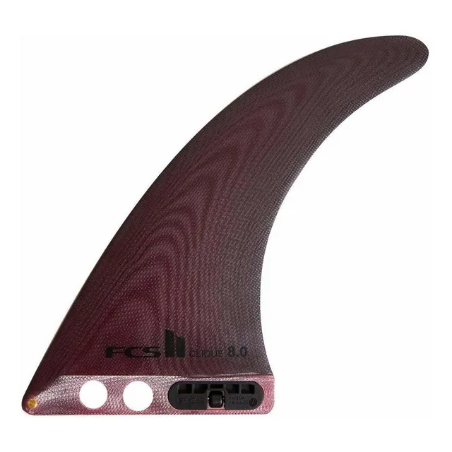 Fcs 2 Clique Pg Longboard Fin Powder Rojo 8 Pulgadas