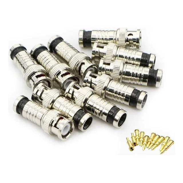 Conectores Bnc Macho Rg59 (paquete 10)