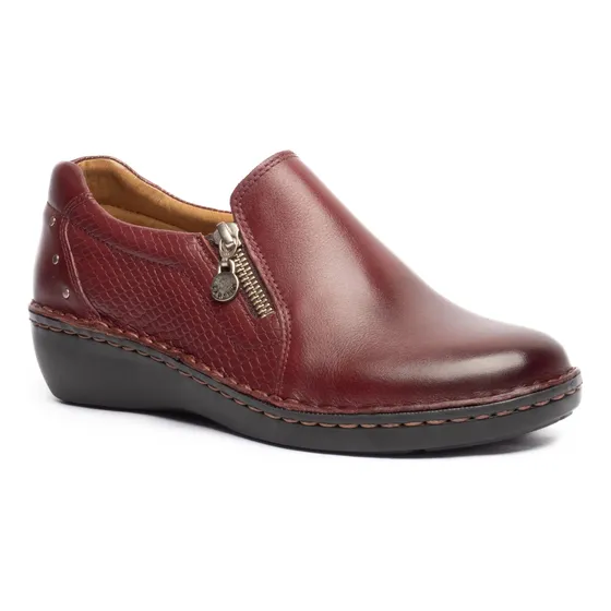 Zapato Ancho Cavatini En Feduard - Con Cierre Y Elástico