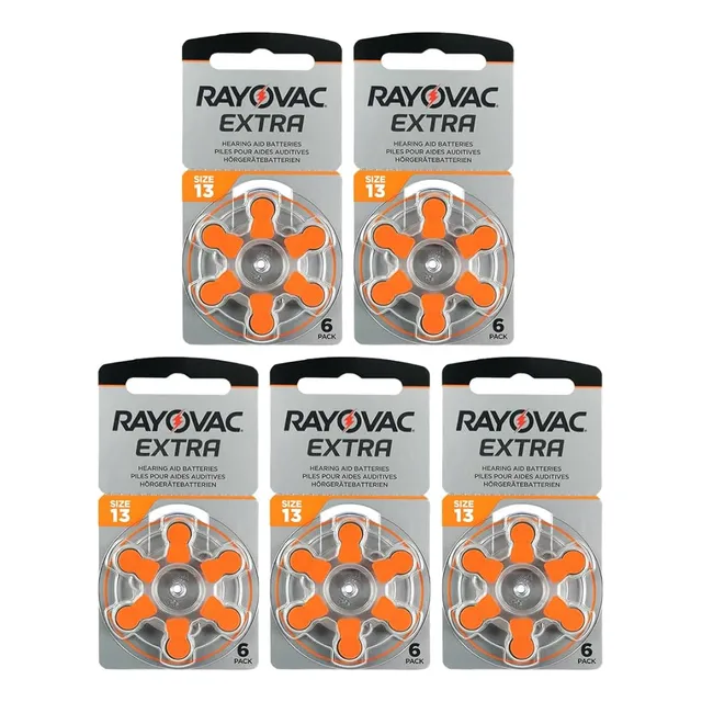 Kit 30 Pilas Para Audifono Rayovac Pr13 (30 Pilas)
