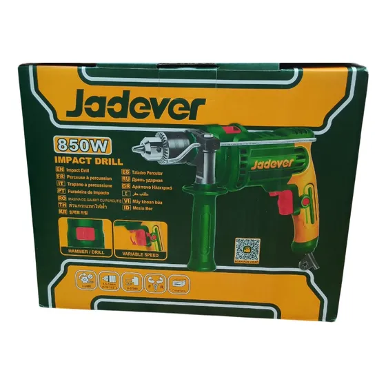 Taladro Percutor 850w Mandril De 1/2 Marca Jadever