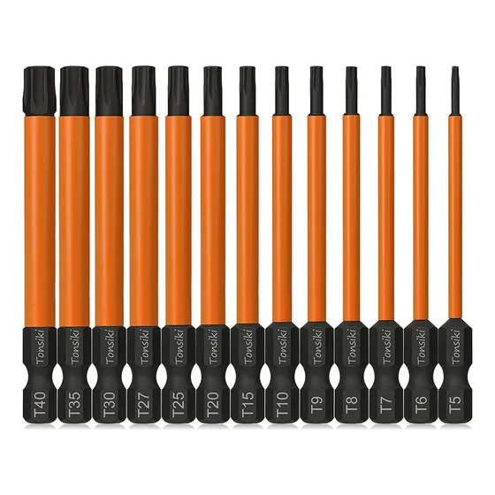 ... Juego De 13 Puntas Torx,destornillador Magnético Largo