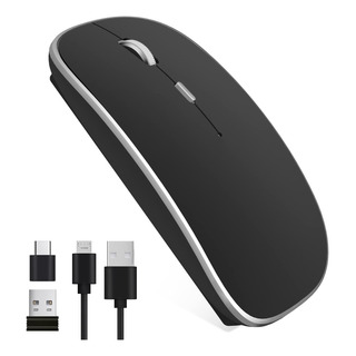 Mouse Inalámbrico, Ratón Inalámbrico Recargable, Mouse Mouse Inalámbrico, Ratón Inalámbrico Recargable, Mouse