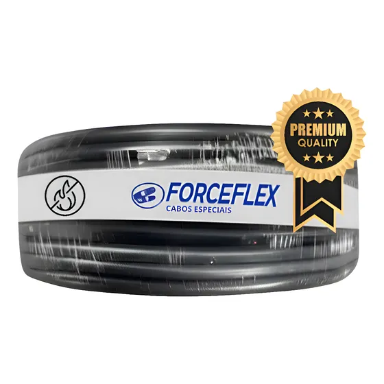 Cabo Elétrico Fio Pp 2x2,5mm 2 Vias Rolo 100m Para Extensão