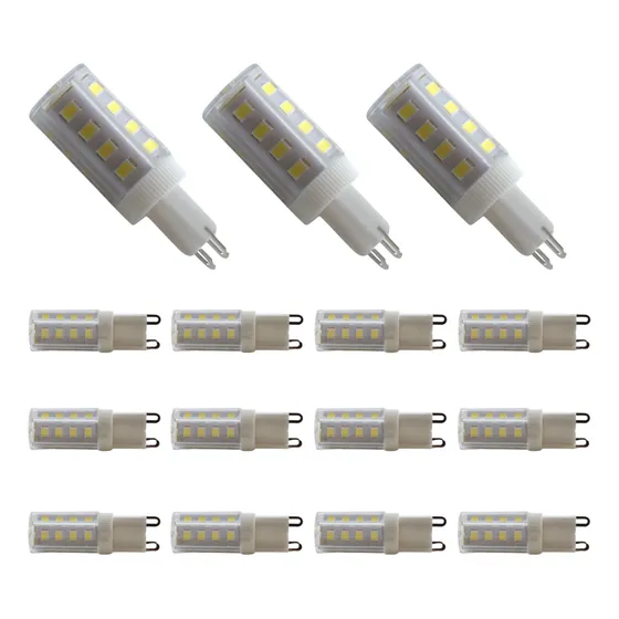 Kit 15 Lâmpada Led Halopim G9 Lustres E Pendentes 5w 6000k Cor Da Luz Branco-frio 110v/220v