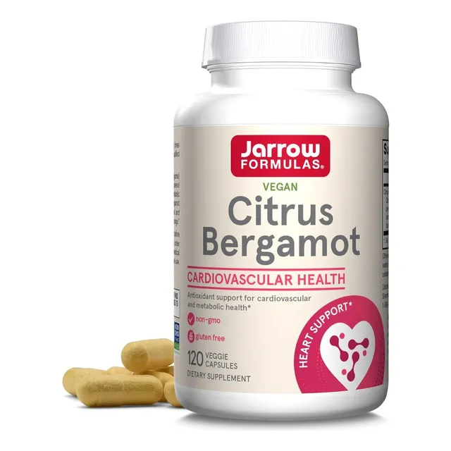 Bergamota Cítrica Jarrow Formulas 120 Cápsulas Vegetales