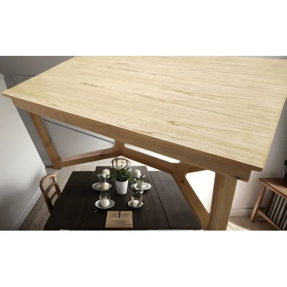 Mesa Extensible 1,60a2,20tapa Entera.paraiso