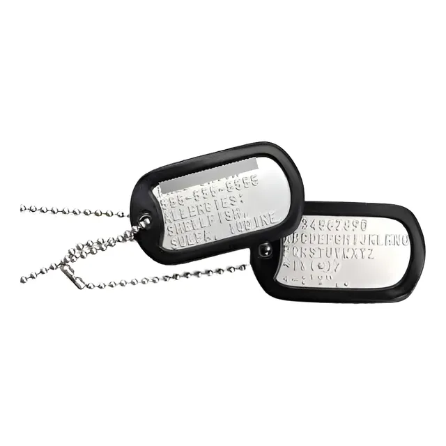Placas Militares De Identificación