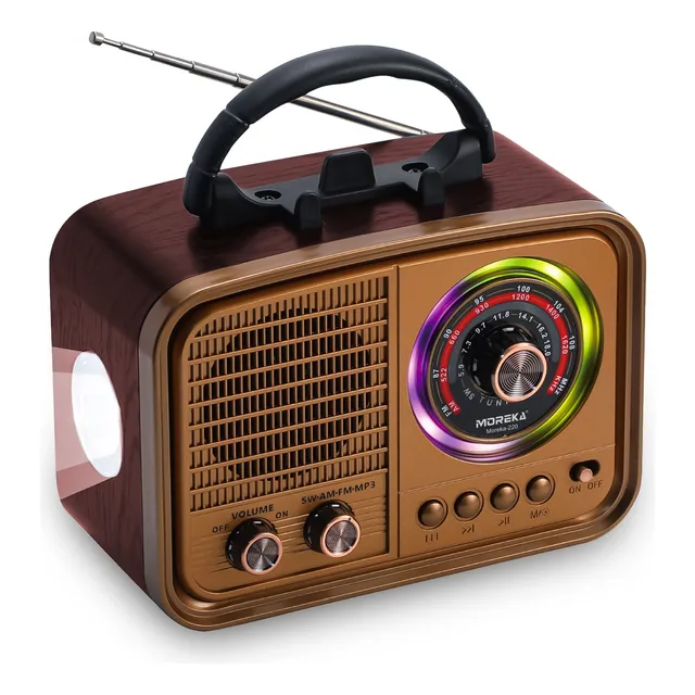 Altavoz Bluetooth Estéreo Portátil Recargable Radio Am/fm/sm