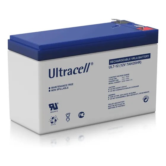 Bateria Vlra Recargable Alarma Ups Inversor 12v 7a Ultracell