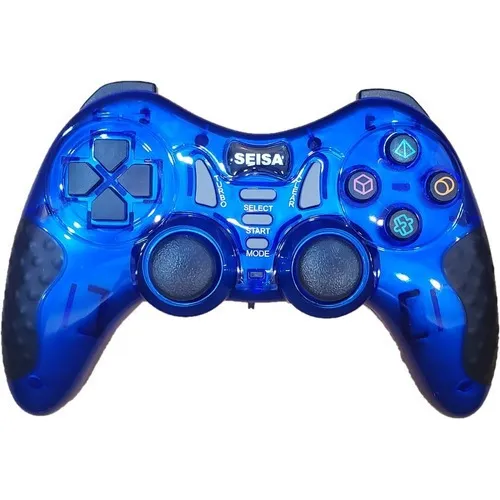 Joystick Inalambrico Seisa SJ-913 Con Receptor USB 6 en 1 Azul