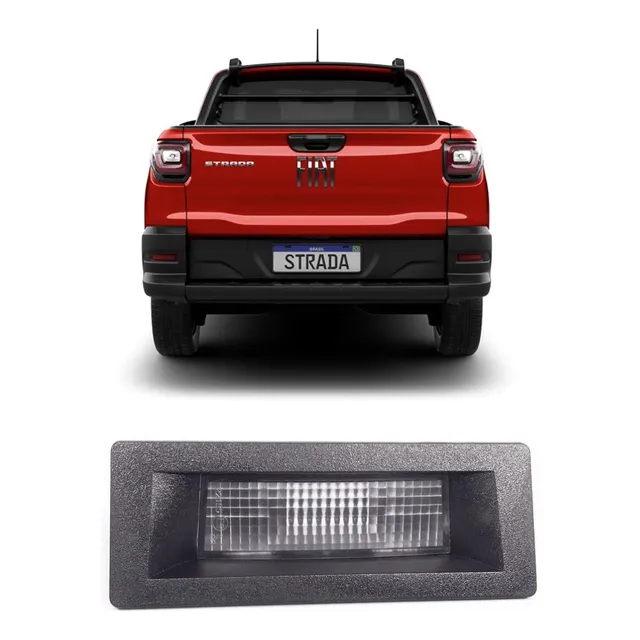 Lanterna Placa Traseira Original Fiat Nova Strada