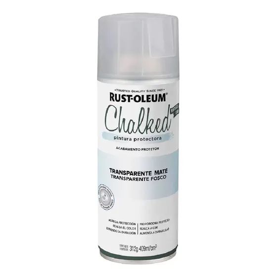 Pintura Tizada En Aerosol Rust Oleum Chalked Artesano 340 Gr
