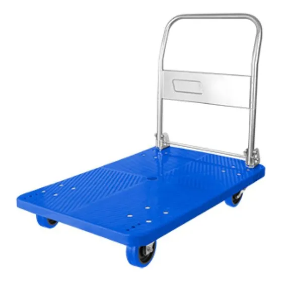 Carrito Con Plataforma De Plástico Plegable 150kg