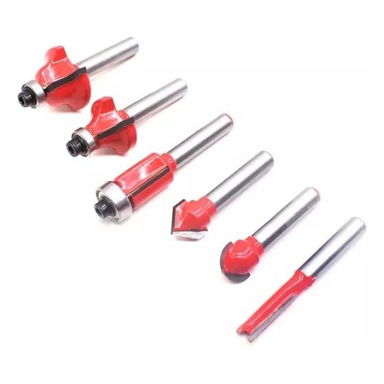 Fresa 6 Pz P/madera Uyustools Cqt006 Barril