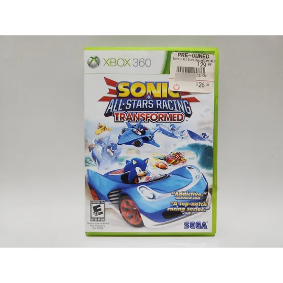Sonic All Stars Racing Transformed Original Para Xbox 360